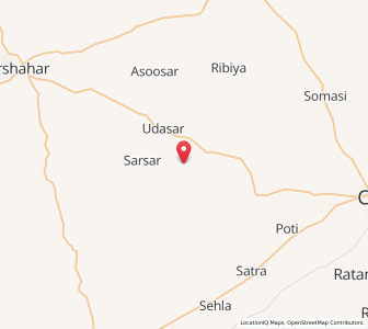 Map of Dhadrio, Rajasthan
