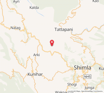 Map of Dhago Thakurdwara, Himachal Pradesh