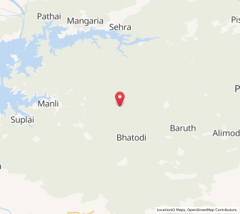 Map of Dhain, Madhya Pradesh