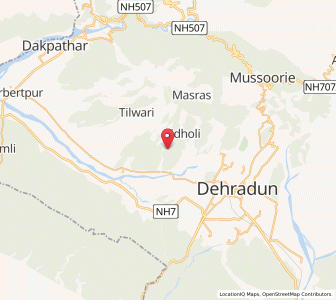 Map of Dhakanwali, Uttarakhand
