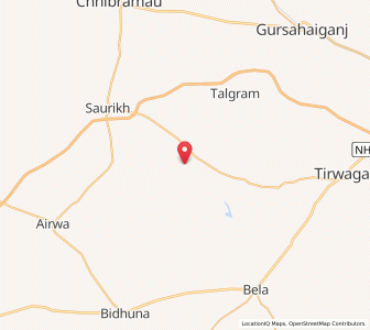 Map of Dhake Purwa, Uttar Pradesh