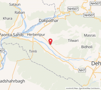Map of Dhaki, Uttarakhand