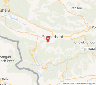Map of Dhakki, Kashmir