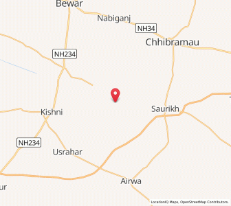 Map of Dhakroi, Uttar Pradesh