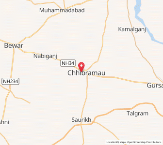 Map of Dhakuria, Uttar Pradesh
