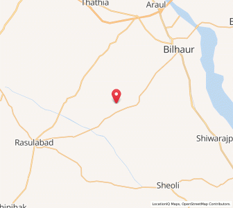 Map of Dhakwan, Uttar Pradesh