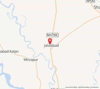 Map of Dhakyai, Uttar Pradesh