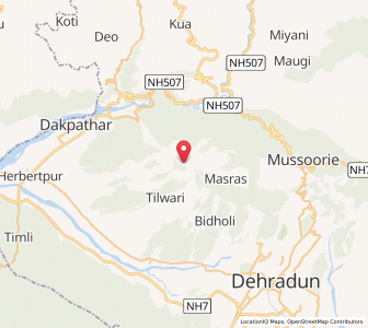 Map of Dhalani, Uttarakhand