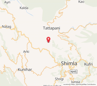 Map of Dhaliyana, Himachal Pradesh