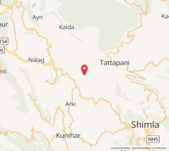 Map of Dhaloth, Himachal Pradesh