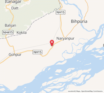 Map of Dhalpur, Assam