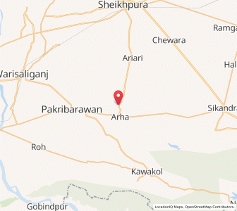 Map of Dhamaul, Bihar