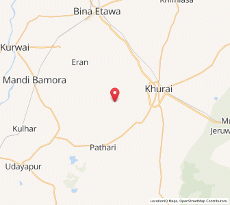 Map of Dhamaunipura, Madhya Pradesh
