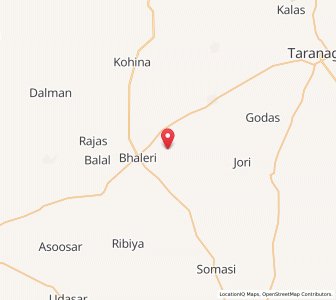 Map of Dhameri, Rajasthan
