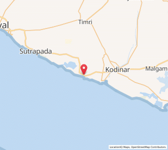 Map of Dhamlej, Gujarat