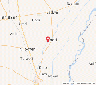 Map of Dhammanheri, Haryana