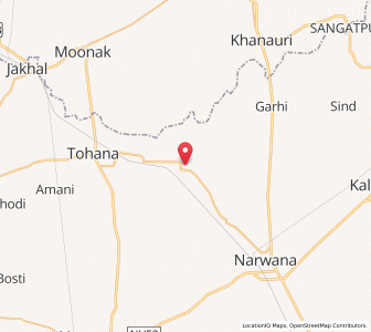 Map of Dhamtan, Haryana