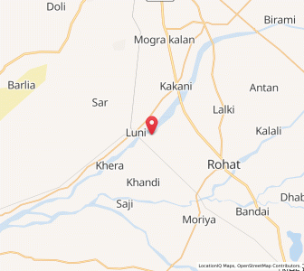 Map of Dhandhiya, Rajasthan
