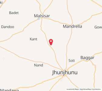 Map of Dhandhuri Nayabas, Rajasthan