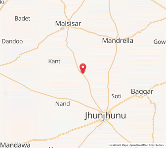 Map of Dhandhuri, Rajasthan
