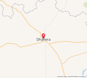 Map of Dhanera, Gujarat