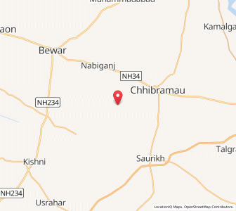 Map of Dhanidharpur Nagaria, Uttar Pradesh