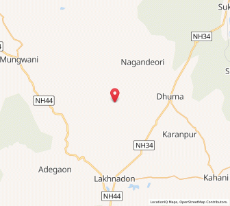 Map of Dhankakri, Madhya Pradesh