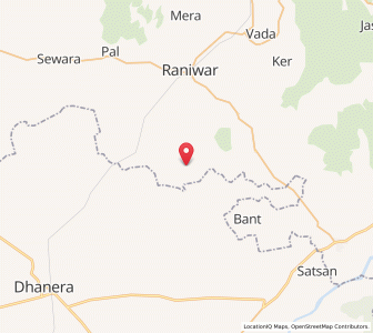Map of Dhanol, Rajasthan