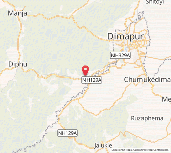 Map of Dhansiri, Assam