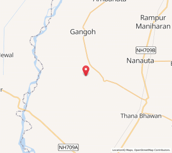 Map of Dhanwa, Uttar Pradesh