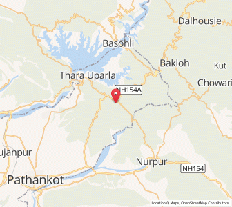 Map of Dhar Khurd, Punjab