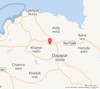 Map of Dharesi, Gujarat