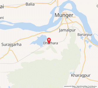 Map of Dharhara, Bihar
