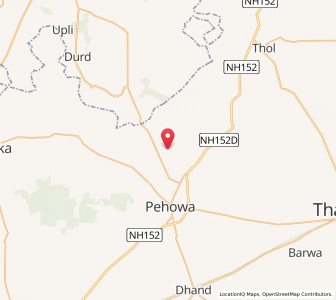 Map of Dharmgarh, Haryana