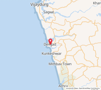 Map of Dharmshala, Maharashtra