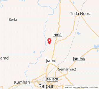 Map of Dharsinwa, Chhattisgarh