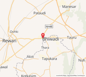 Map of Dharuhera, Haryana