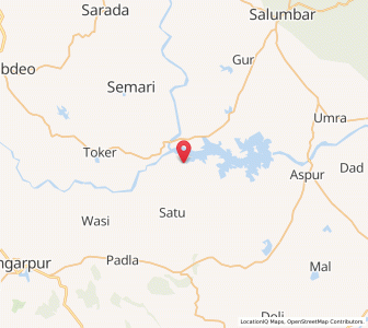Map of Dhatanu, Rajasthan