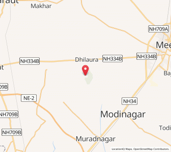 Map of Dhaulri, Uttar Pradesh