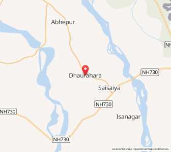 Map of Dhaurahra, Uttar Pradesh