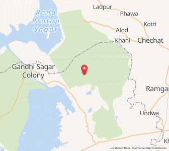 Map of Dhawad, Madhya Pradesh