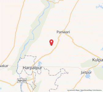 Map of Dhawar, Uttar Pradesh