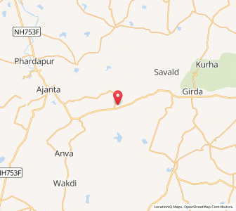Map of Dhayda, Maharashtra