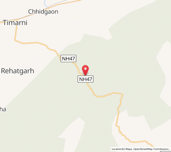 Map of Dhekna, Madhya Pradesh