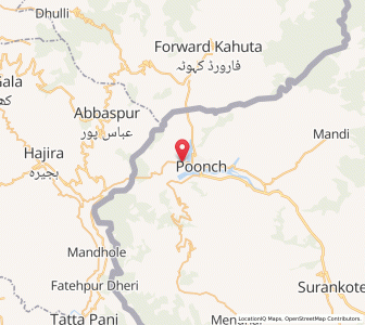 Map of Dheri, Kashmir