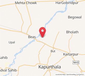 Map of Dhilwan, Punjab