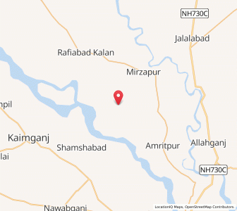 Map of Dhimarpur, Uttar Pradesh