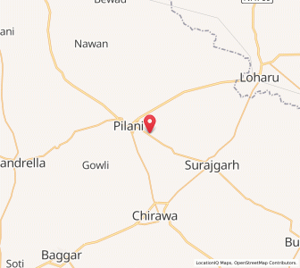 Map of Dhindawa, Rajasthan