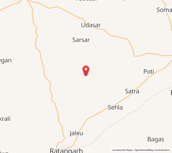 Map of Dhirasar, Rajasthan