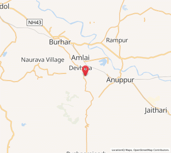 Map of Dhirauli, Madhya Pradesh